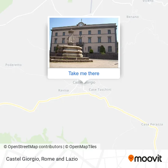 Castel Giorgio map