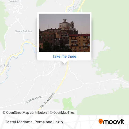 Castel Madama map