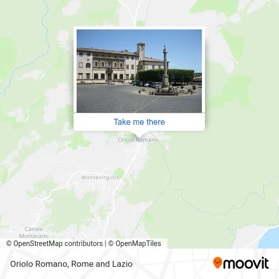 Oriolo Romano map