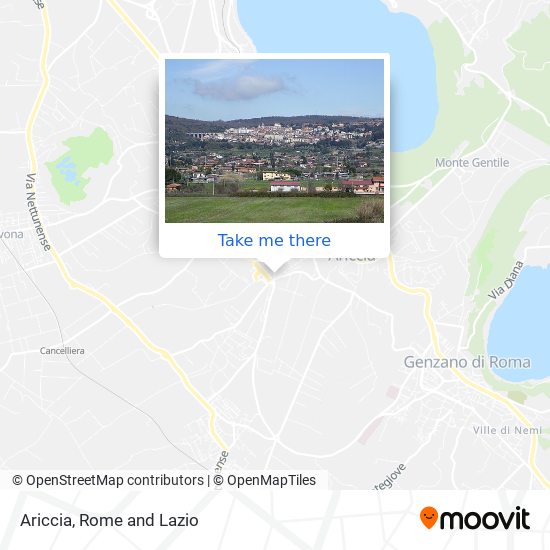 Ariccia map