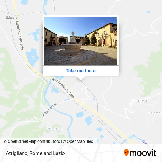 Attigliano map