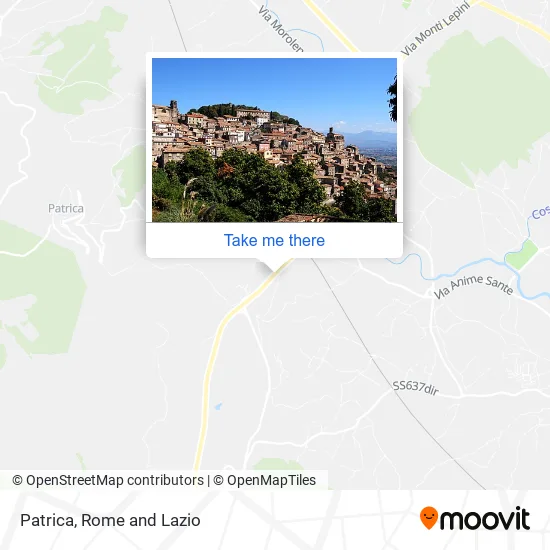 Patrica map