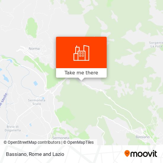 Bassiano map