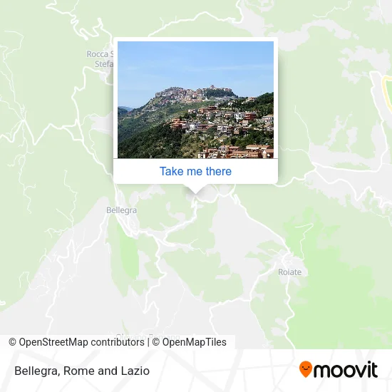 Bellegra map