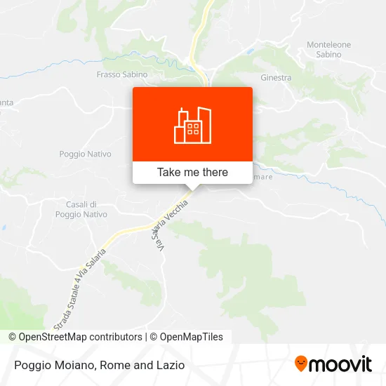 Poggio Moiano map