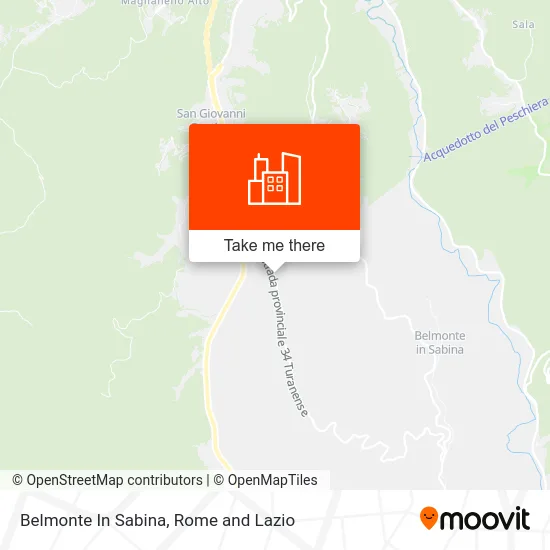 Belmonte In Sabina map