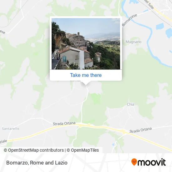 Bomarzo map