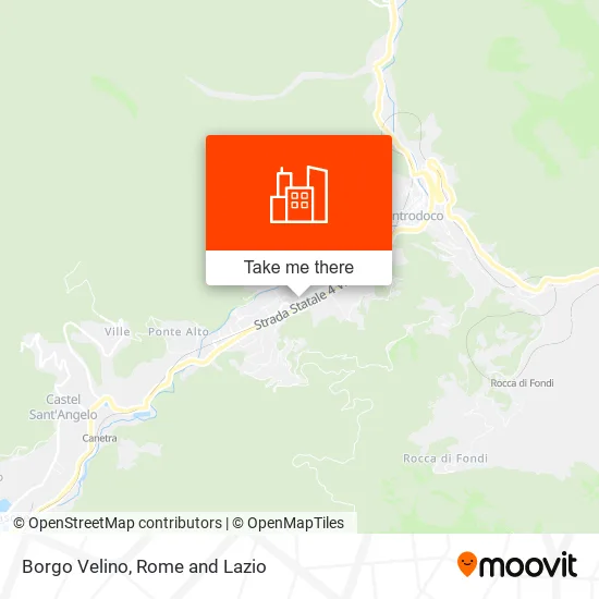 Borgo Velino map
