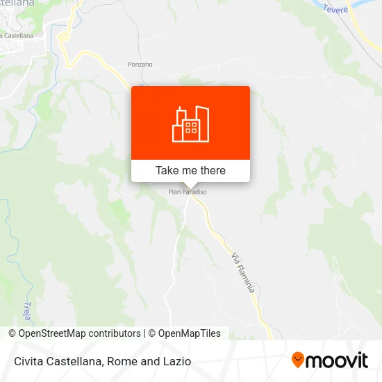 Civita Castellana map