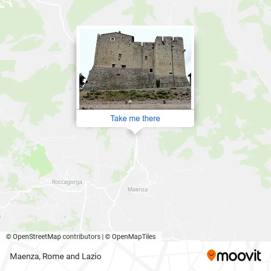 Maenza map