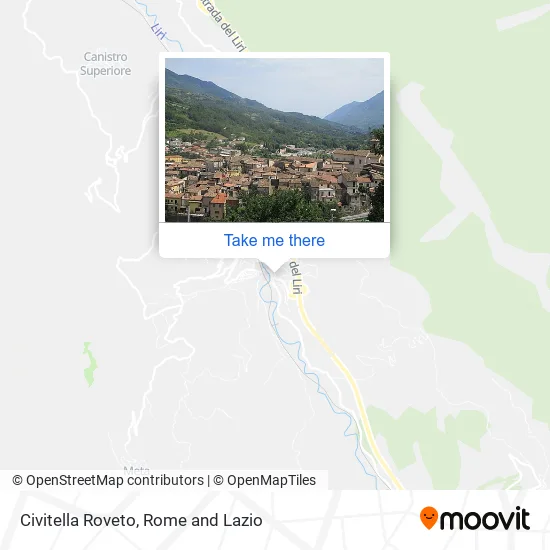 Civitella Roveto map