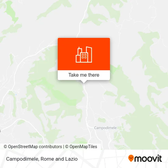 Campodimele map