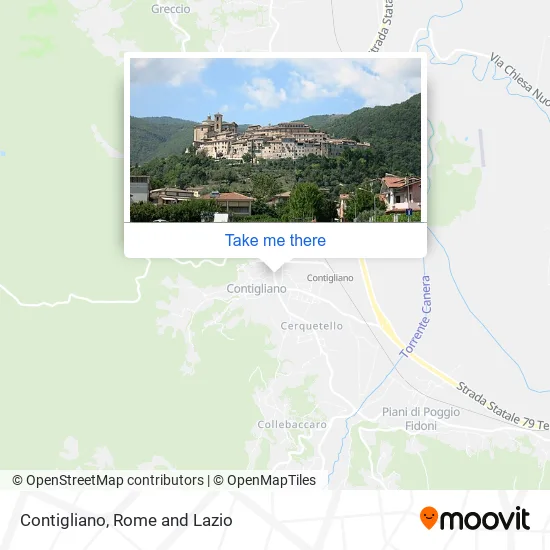 Contigliano map