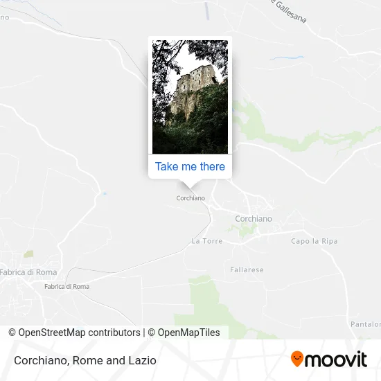 Corchiano map