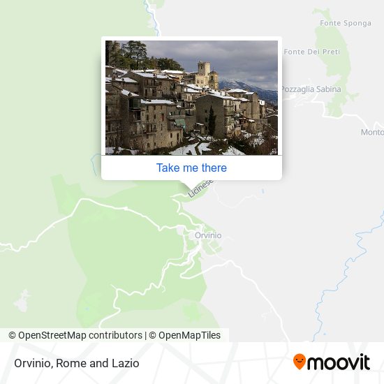 Orvinio map