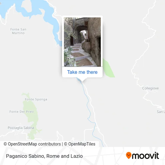 Paganico Sabino map