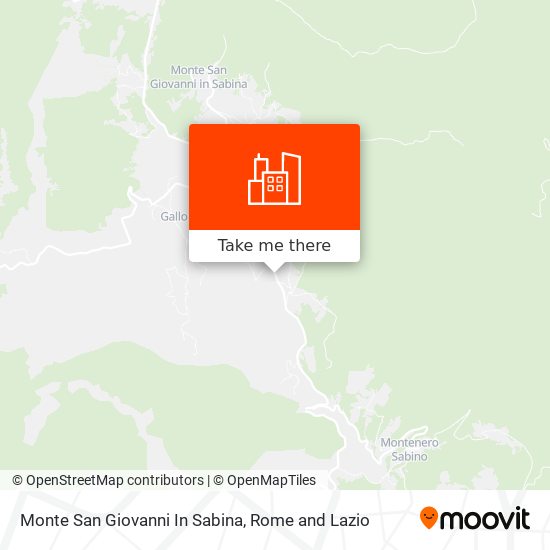 Monte San Giovanni In Sabina map