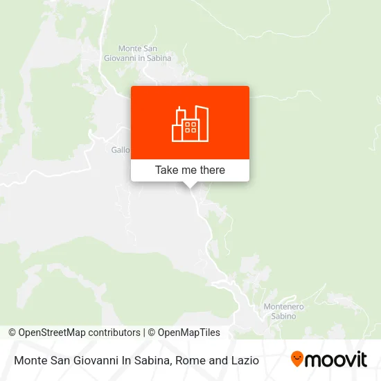 Monte San Giovanni In Sabina map