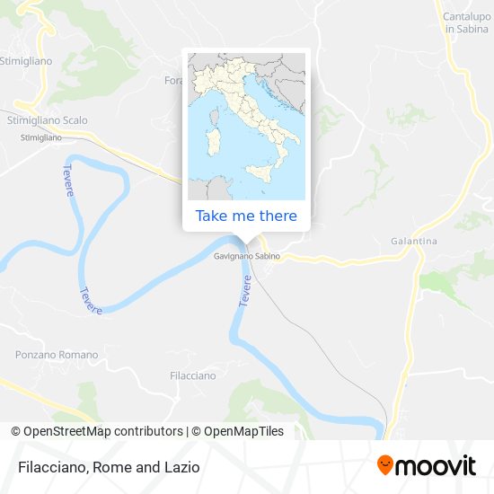 Filacciano map