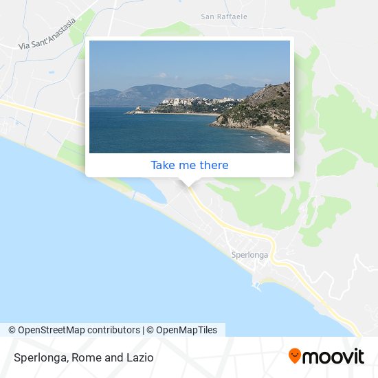 Sperlonga map