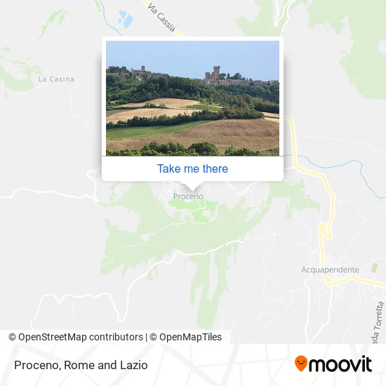 Proceno map