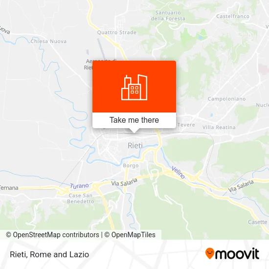 Rieti map