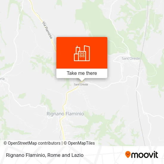 Rignano Flaminio map