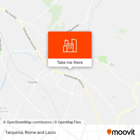 Tarquinia map