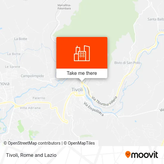 Tivoli map