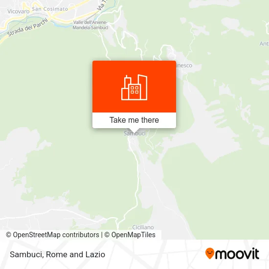 Sambuci map