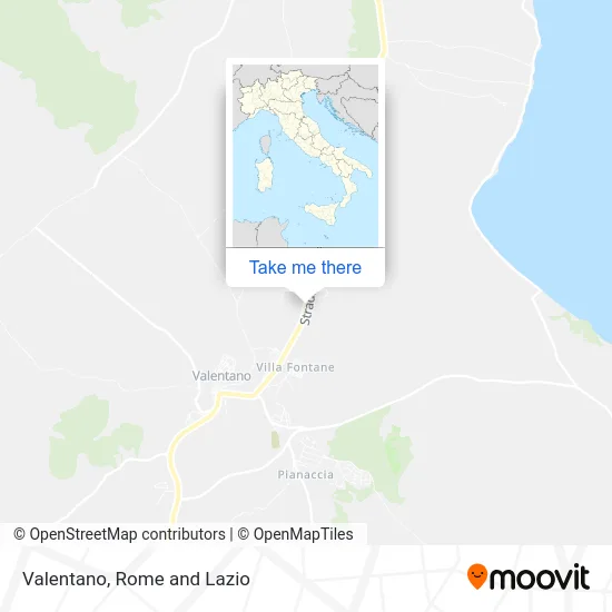 Valentano map