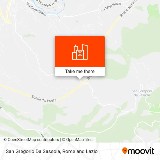 San Gregorio Da Sassola map