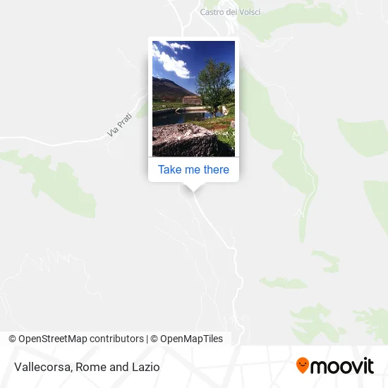Vallecorsa map