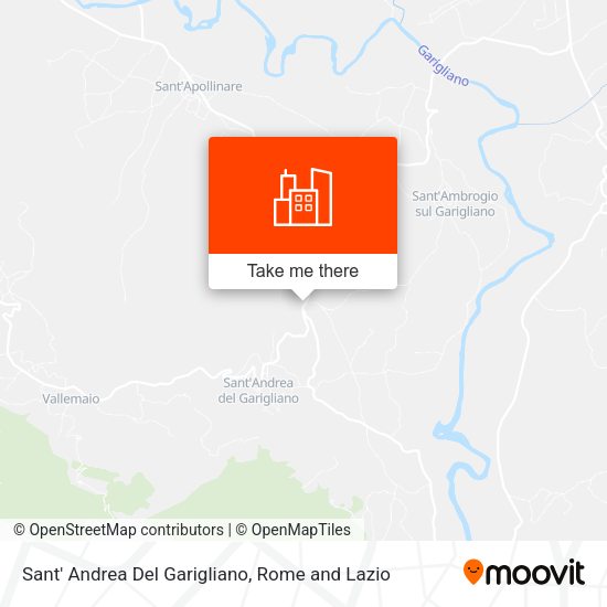 Sant' Andrea Del Garigliano map