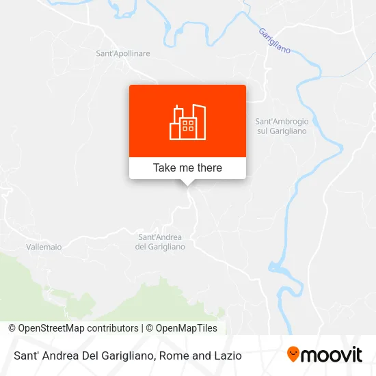 Sant' Andrea Del Garigliano map