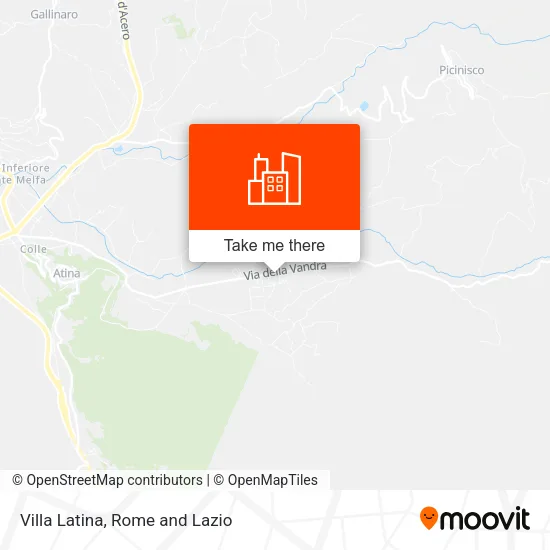Villa Latina map