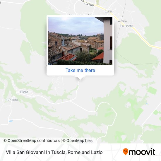 Villa San Giovanni In Tuscia map