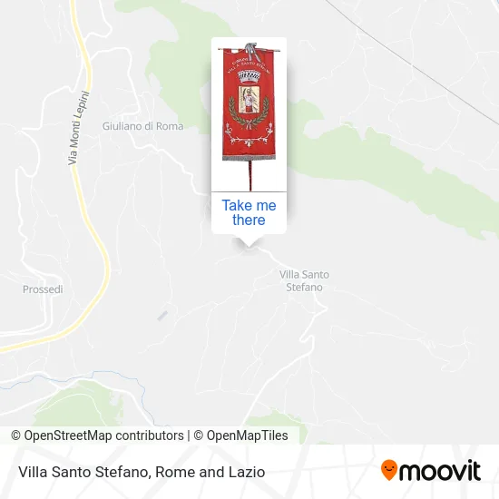 Villa Santo Stefano map
