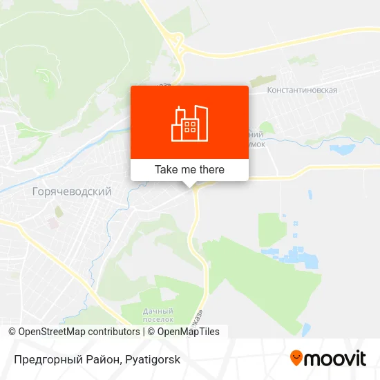 Предгорный Район map