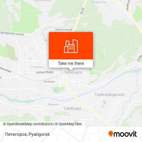 Пятигорск map