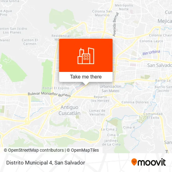 Distrito Municipal 4 map