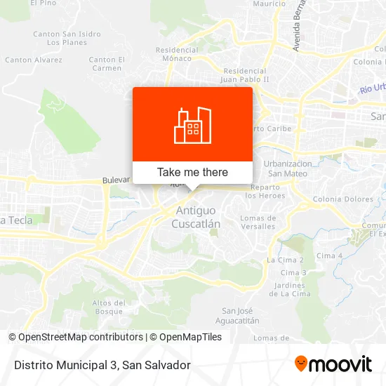 Distrito Municipal 3 map