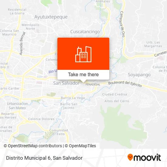 Distrito Municipal 6 map