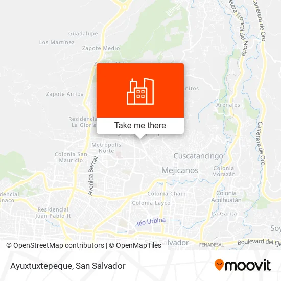 Ayuxtuxtepeque map