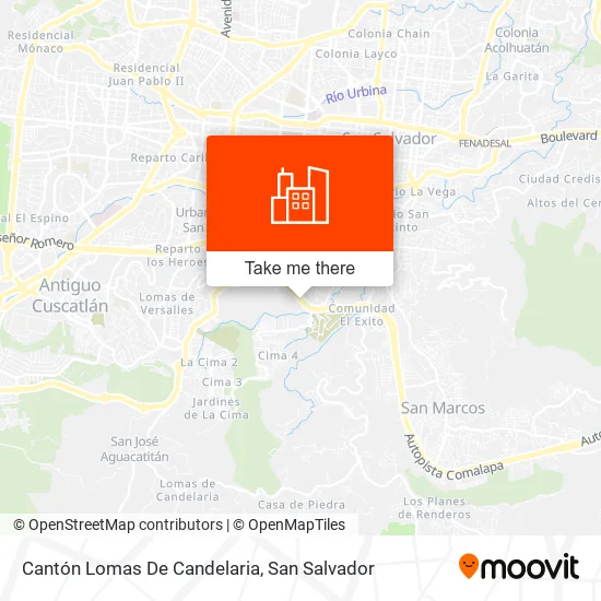 Cantón Lomas De Candelaria map