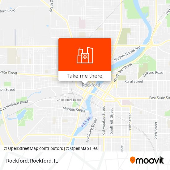 Mapa de Rockford