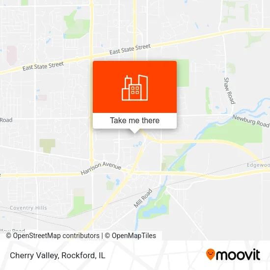 Cherry Valley map
