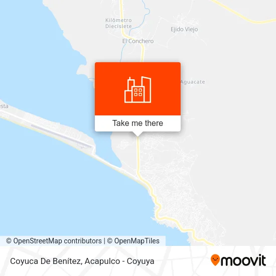 Coyuca De Benítez map