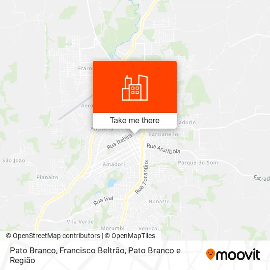 Pato Branco map