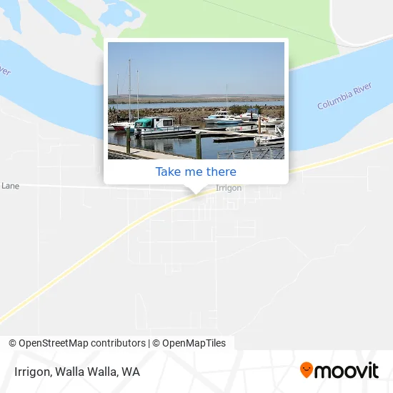 Irrigon map